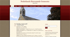 Desktop Screenshot of hervormdbrandwijk.nl